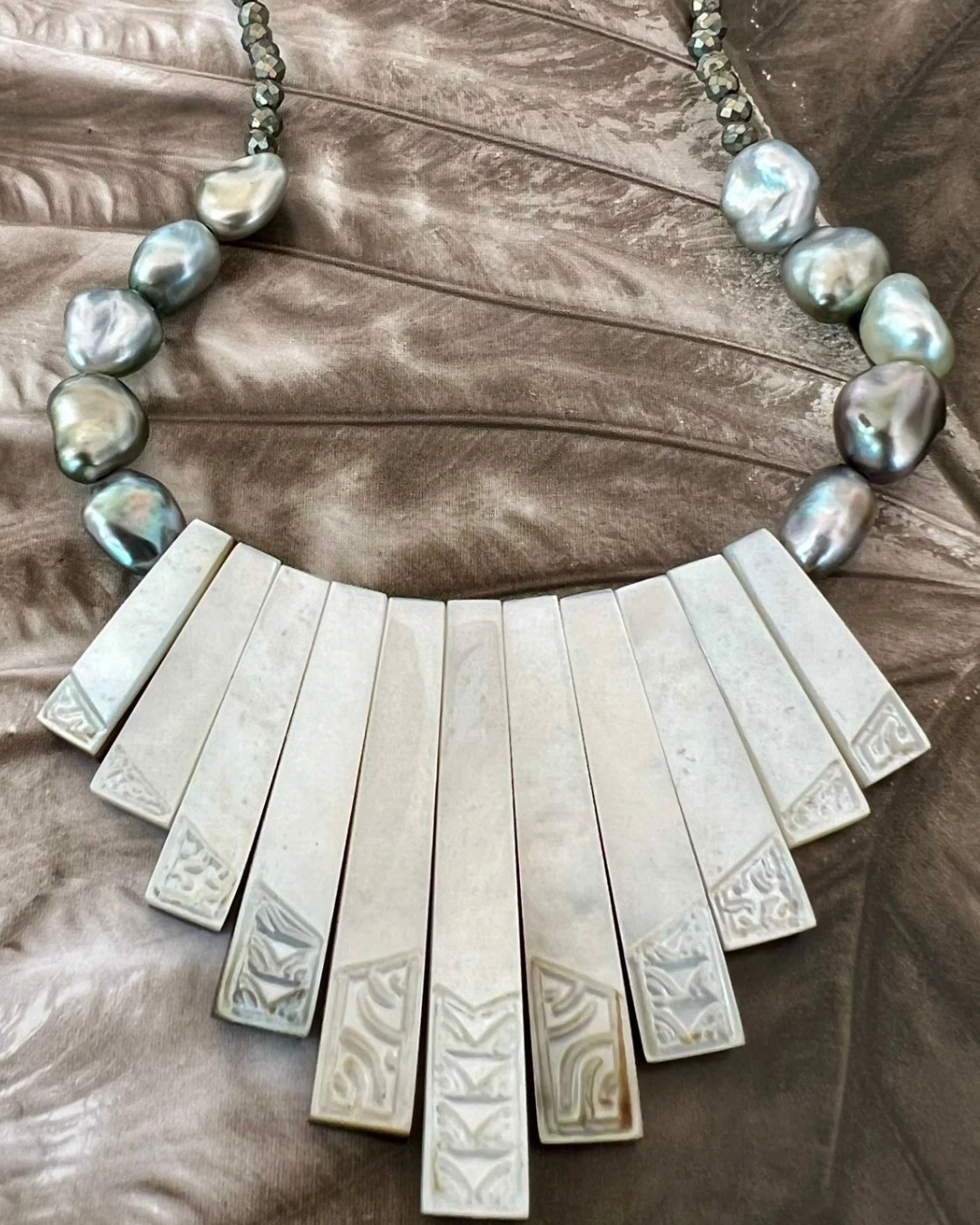 Collier en keishis de Tahiti