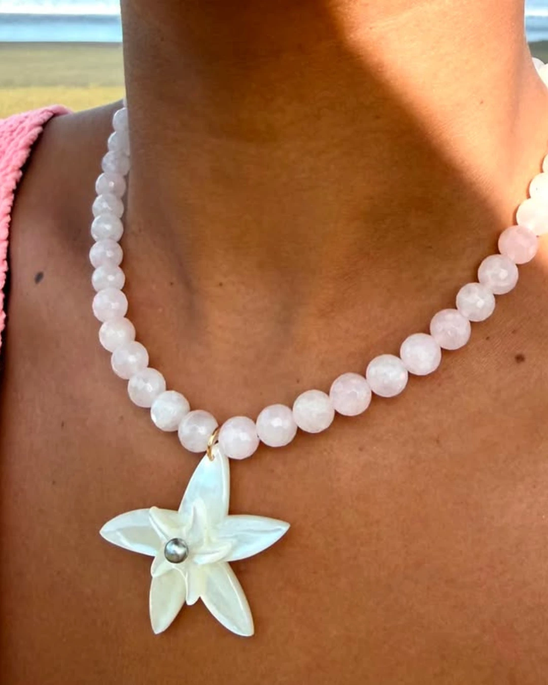 Collier Étoile de Mer en nacre de Tahiti